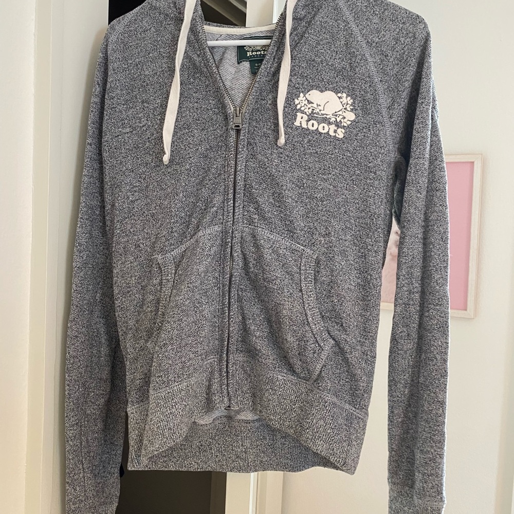 Roots zip up hoodie